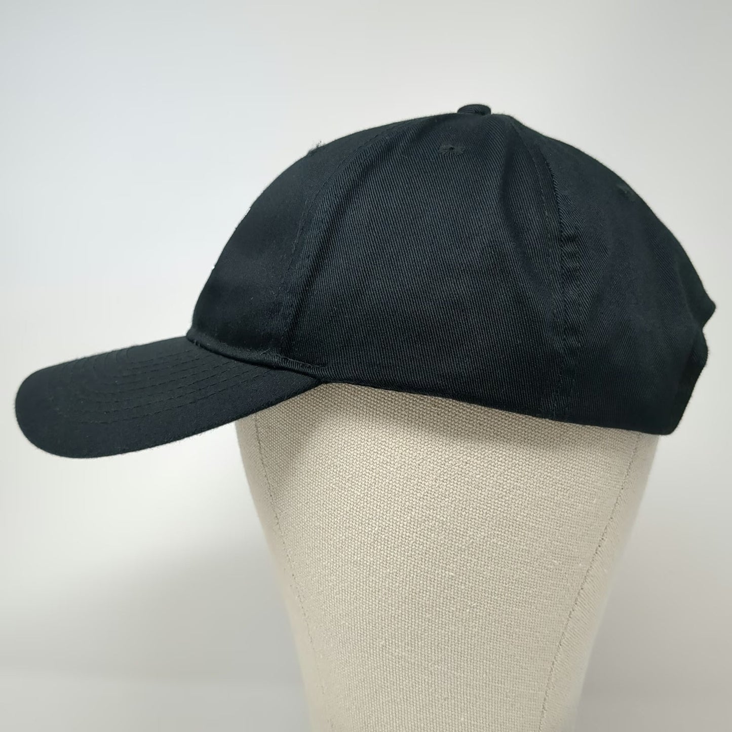 Port Authority Big Y Baseball Cap Black One Size Embroidered Slideback Hat