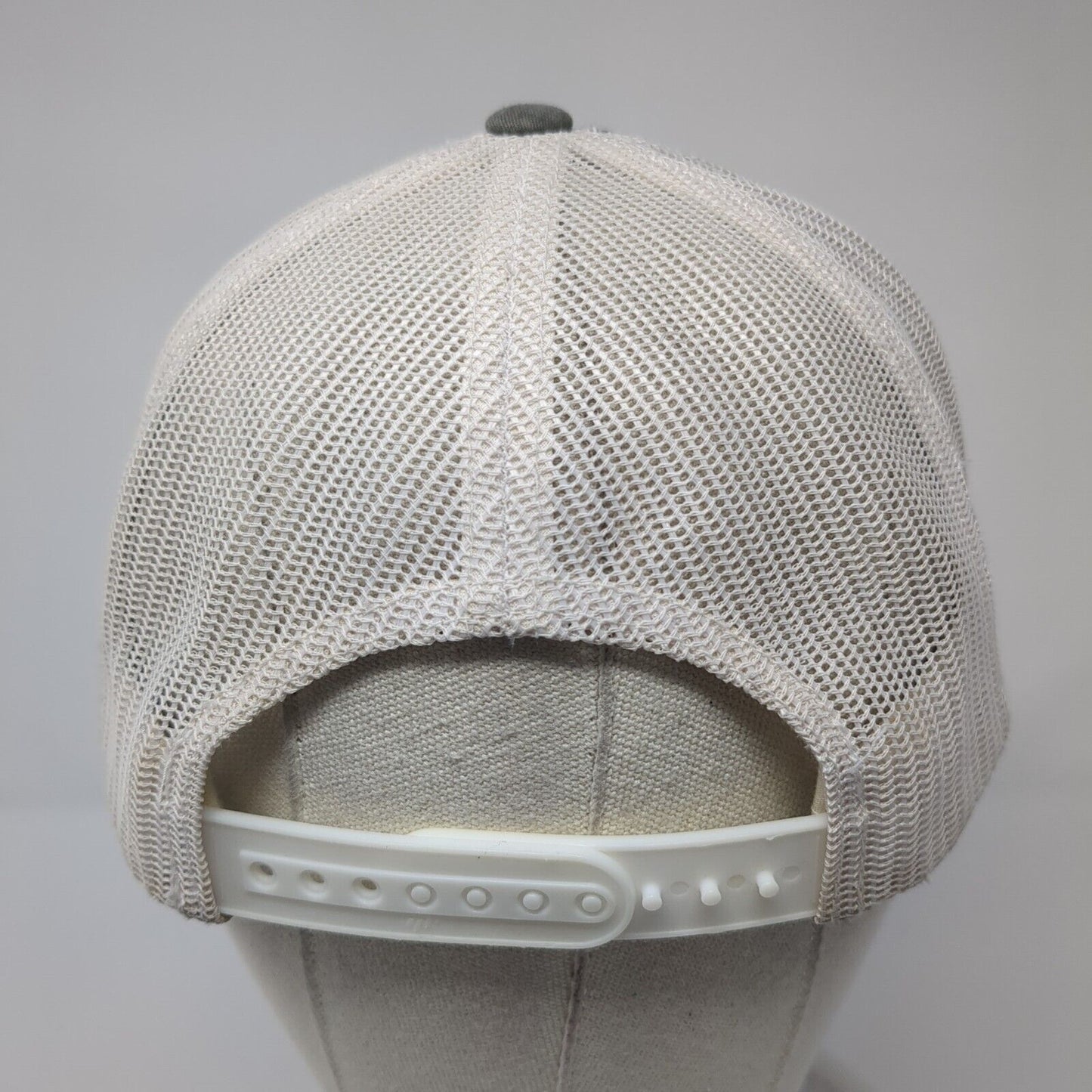 Kimes Ranch Snapback Trucker Hat Gray One Size Adjustable Mesh Classics Yupoong