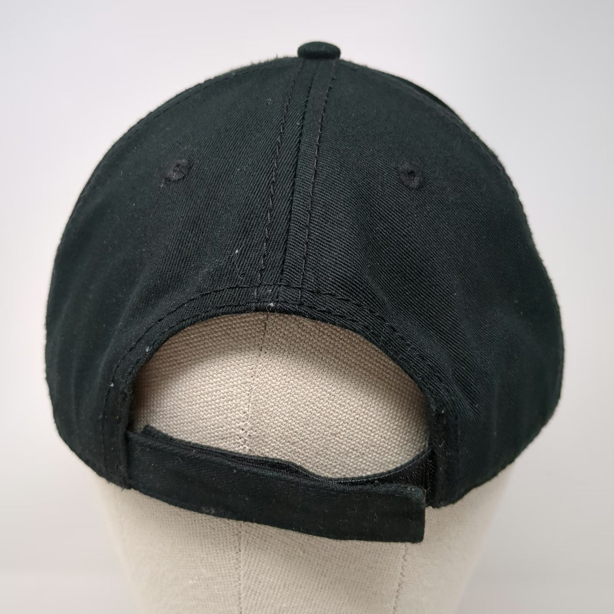 OTTO Baseball Cap Black One Size Bone Idaho Deer Skull Hunting Strapback Hat
