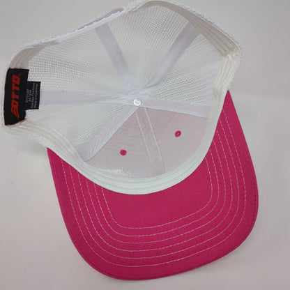 Teton Volkswagen Snapback Trucker Hat Pink One Size Mesh Back Otto