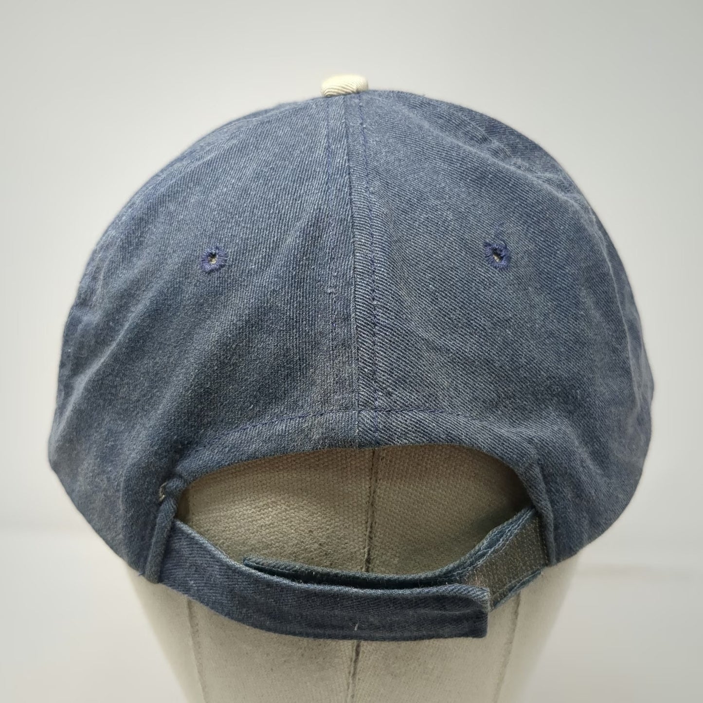 Blue Yellowstone National Park Bison Patch Baseball Cap One Size Strapback Hat
