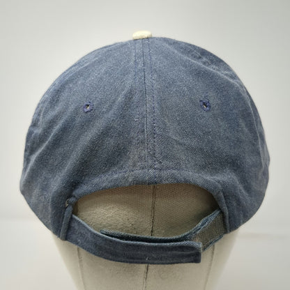 Blue Yellowstone National Park Bison Patch Baseball Cap One Size Strapback Hat