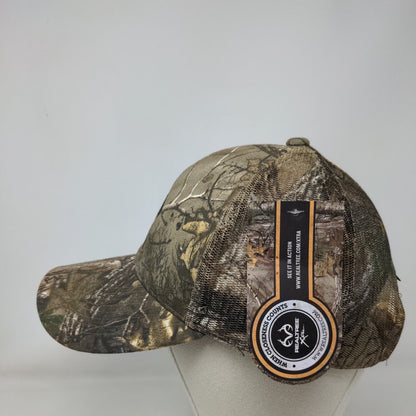 ADM Strapback Hat Camouflage OSFM Adjustable Realtree 6 Panel Outdoor Cap