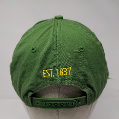 John Deere 1987 Snapback Hat Green OSFM Adjustable Embroidered Distressed Cotton