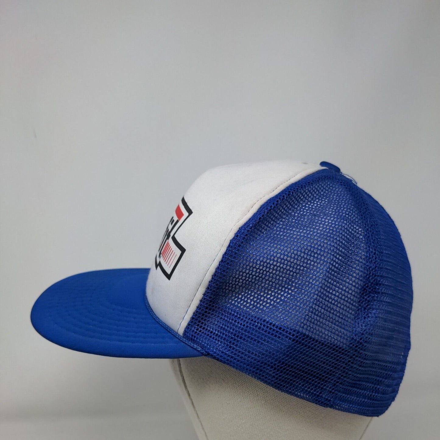 Pro-Fit Snapback Rope Trucker Hat Blue OSFA Mesh Back Colorblock