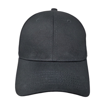 Unbranded Slideback Hat Black One Size Adjustable Vent Holes Blank