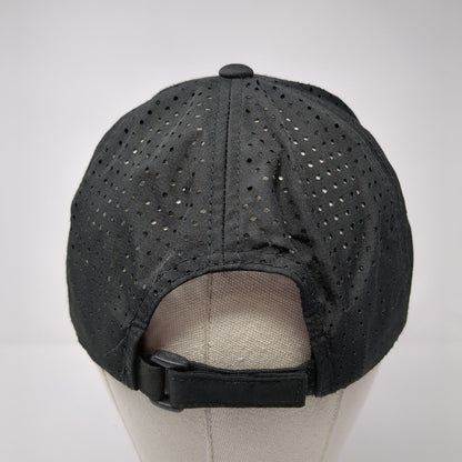All Out Mayhem Strapback Hat Black One Size Embroidered Perforated