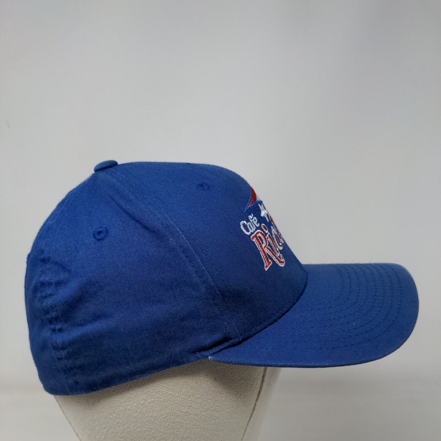 Cafe Rico Rico Fitted Hat Blue S/M Embroidered Flexfit Yupoong