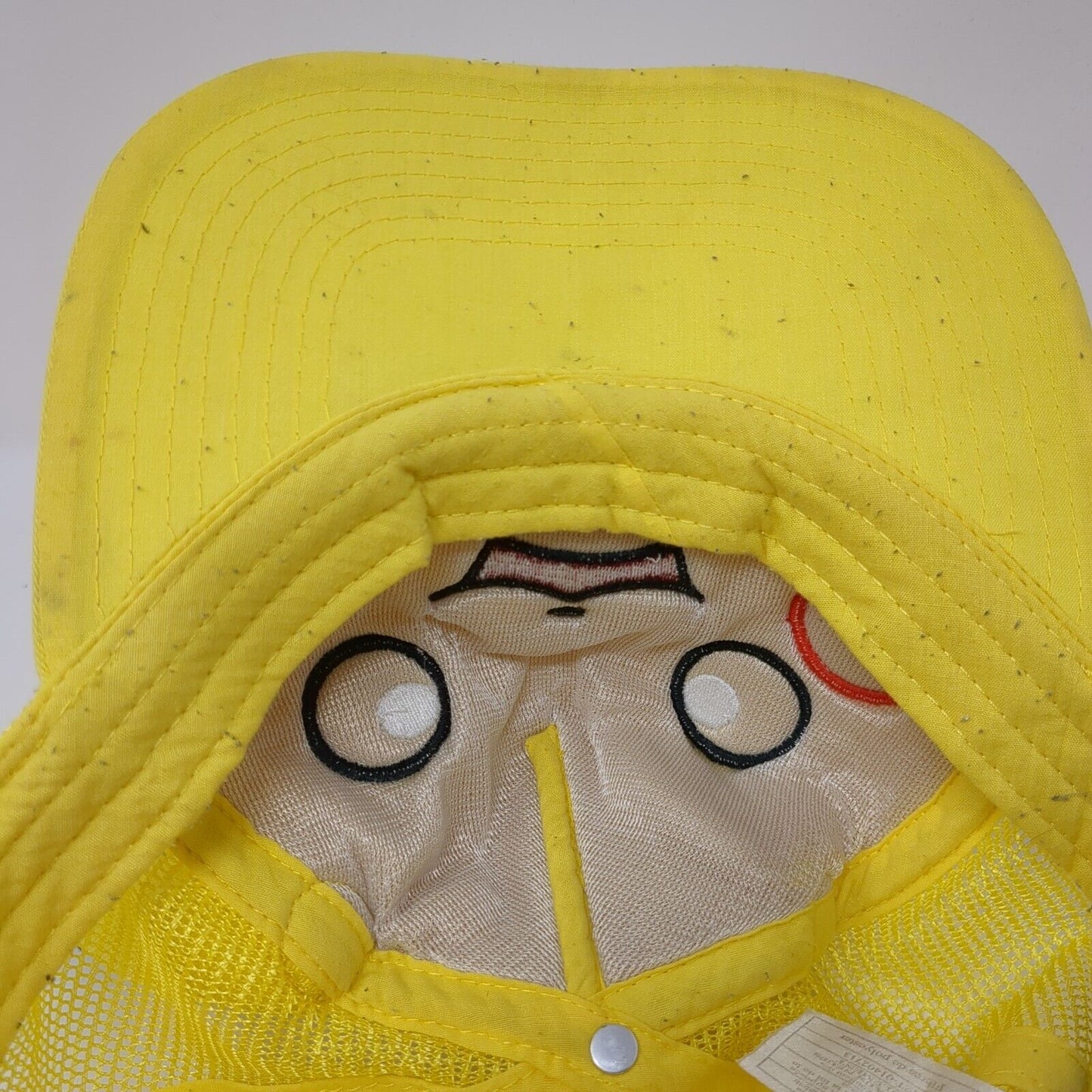 Pikachu with Ears Snapback Trucker Hat Yellow OS Adjustable Mesh Back Pokemon