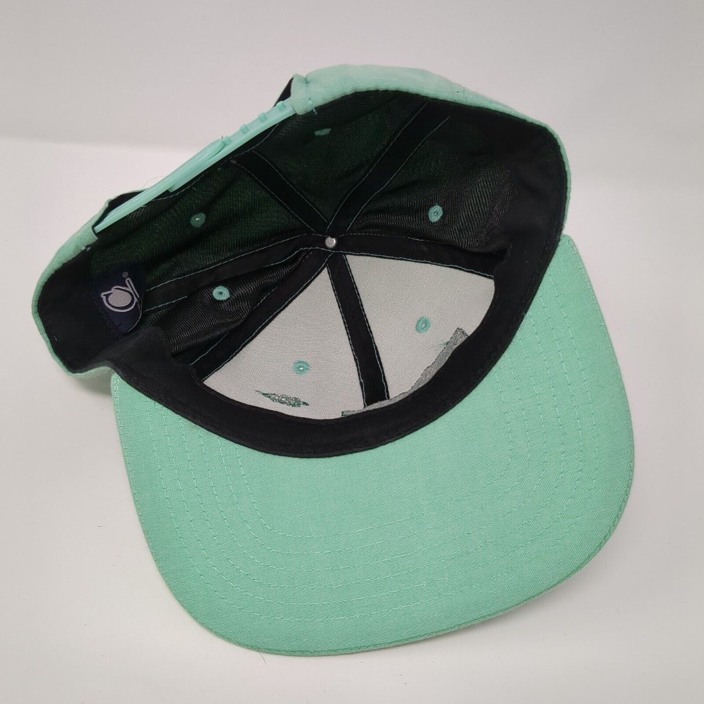 Idaho Gun Snapback Hat Green OSFA Adjustable Embroidered 6 Panel