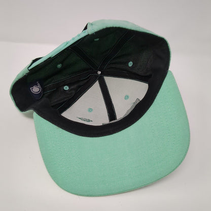 Idaho Gun Snapback Hat Green OSFA Adjustable Embroidered 6 Panel