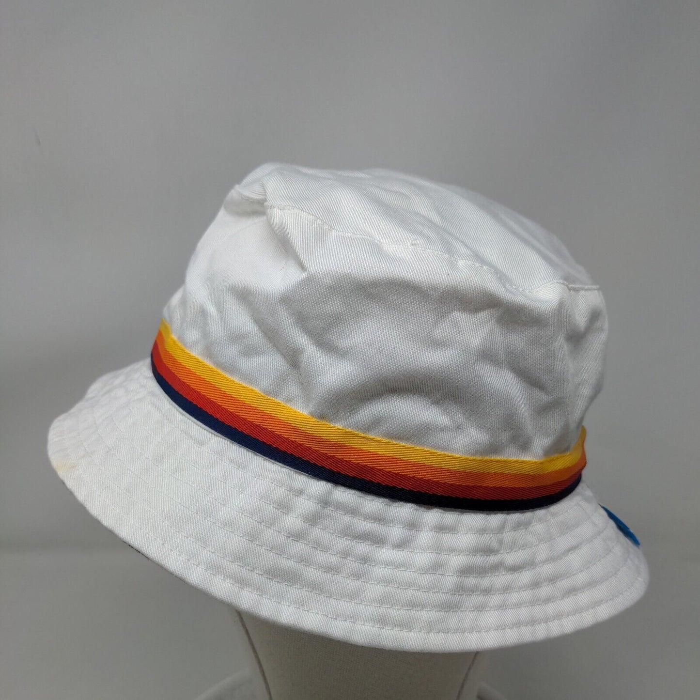 Aldi Bucket Hat Multicolor One Size Retro Striped Lightweight