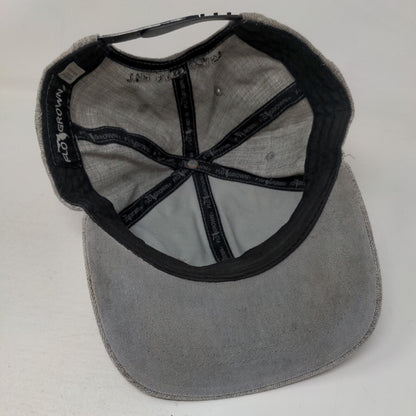 Flo Grown The Best Coast Snapback Hat Gray One Size Adjustable 6 Panel