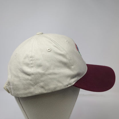 Port Authority Baseball Cap Beige Red One Size Town Country Electric Farm Hat