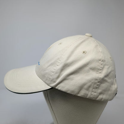 Port Authority Baseball Cap Beige Blue Black One Size Clearwater Seed Logo Hat