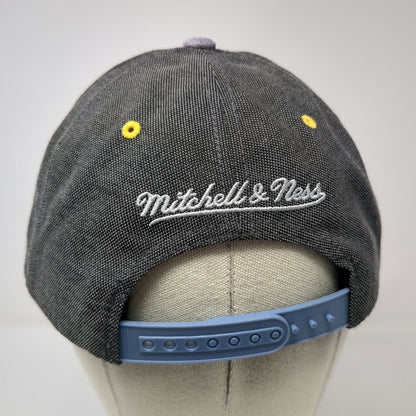 Minnesota Timberwolves NBA Mitchell & Ness Snapback Hat Gray One Size Perforated