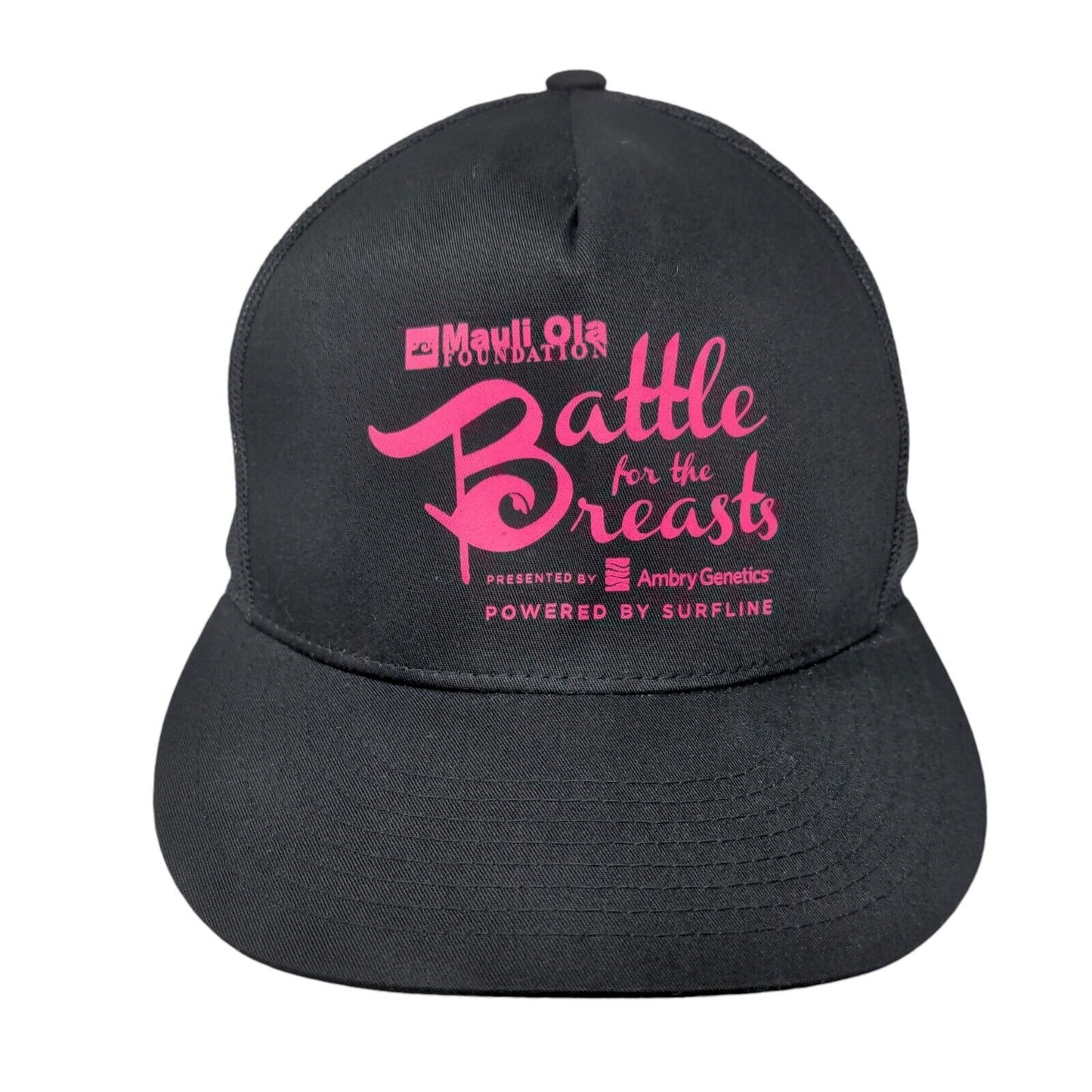 Mauli Ola Battle For The Breasts Snapback Trucker Hat Black One Size