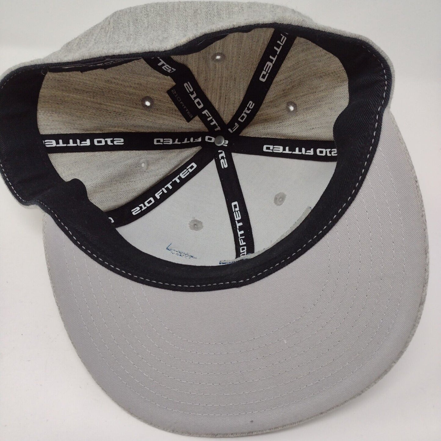 Idaho Gun Fitted Hat Gray 7 1/4-7 5/8 Embroidered 210 Fitted 6 Panel