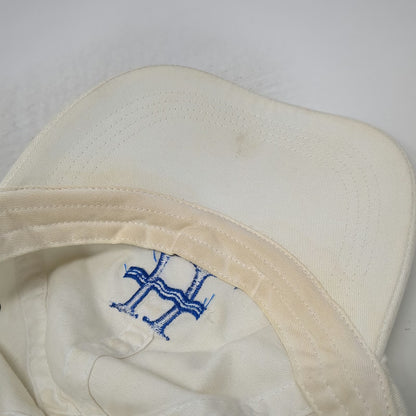 Anvil Baseball Cap White One Size Highbourne Cay Exuma Bahamas Strapback Hat