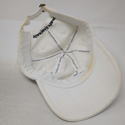 Bentley University NCAA Vineyard Vines White One Size Hat Whale Slideback Cotton