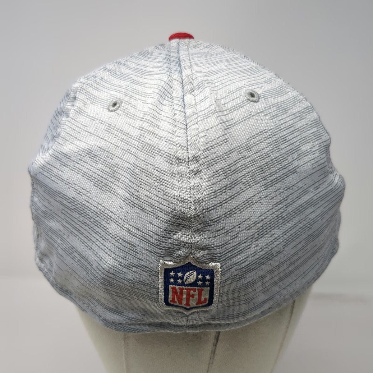 San Francisco 49ers NFL New Era Gray Red XL Hat 39THIRTY Stretch Fit Curved Brim