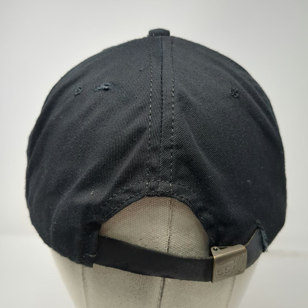 Black 5 Panel One Size Slideback 366th Comm Military Lightning Bolt Hat