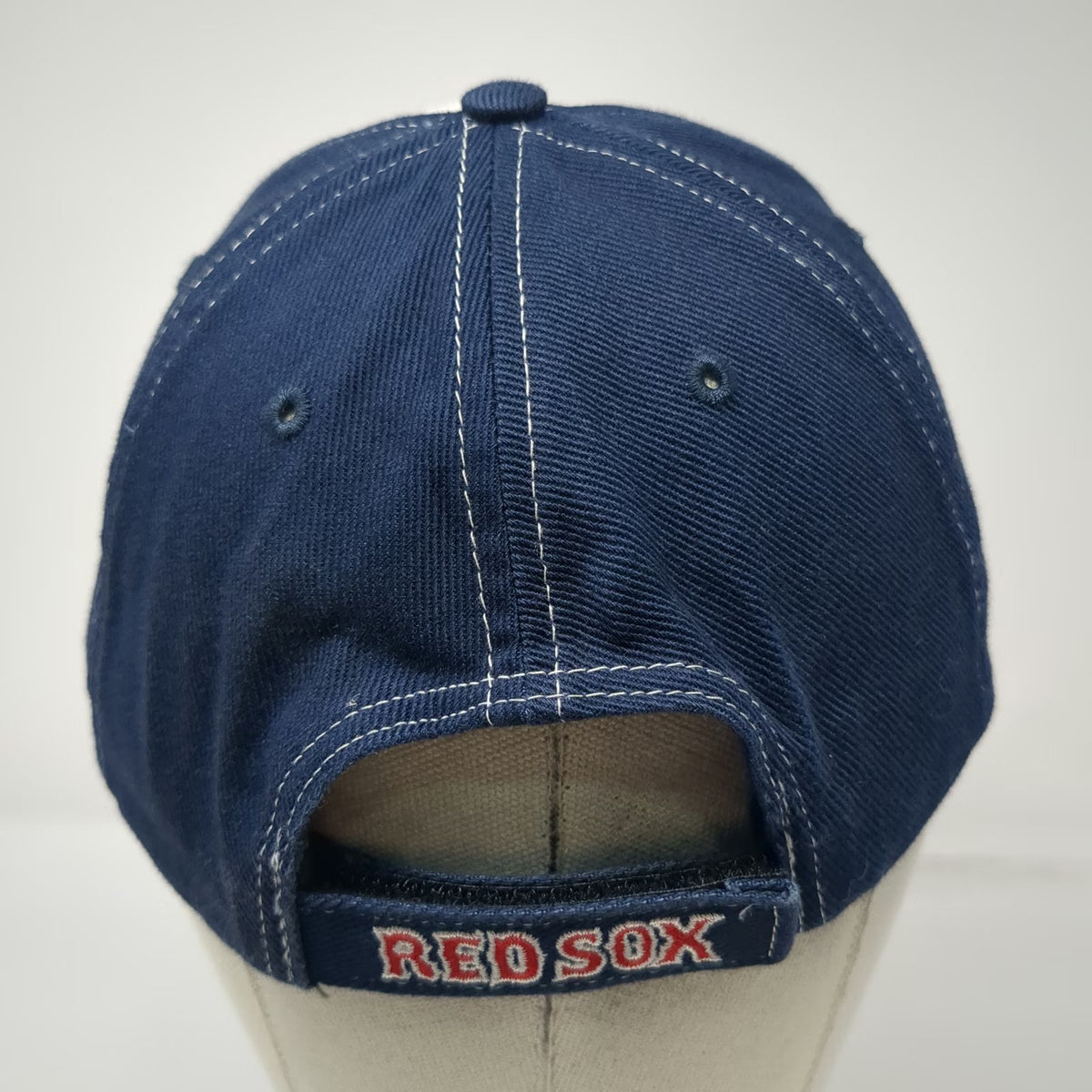 Boston Red Sox MLB T.E.I. Baseball Cap White Blue One Size Embroidered Logo Hat