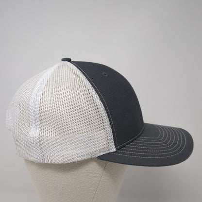 FH Fitness Snapback Trucker Hat Gray One Size Mesh Back Richardson