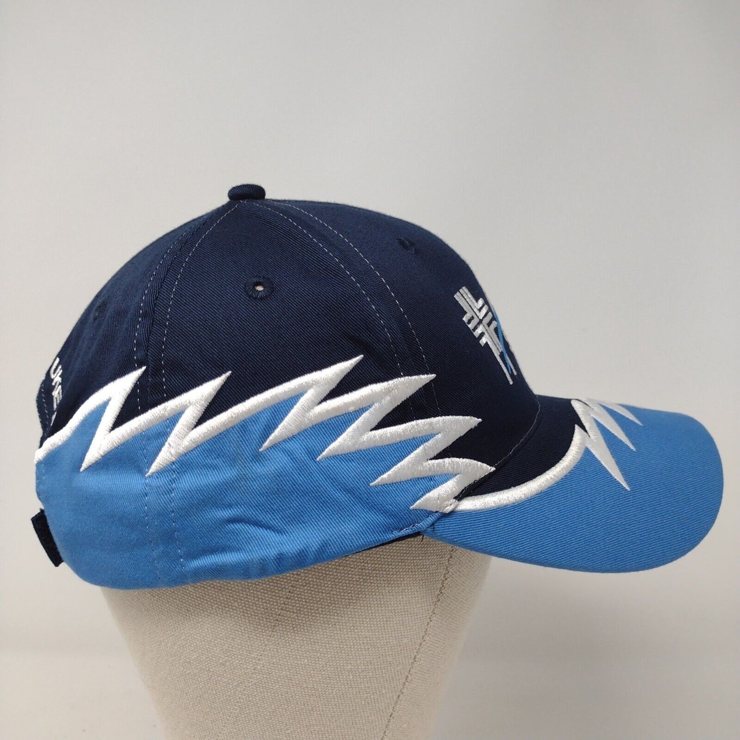 AIR St Luke's Strapback Hat Blue OSFA Adjustable Embroidered 6 Panel Cotton