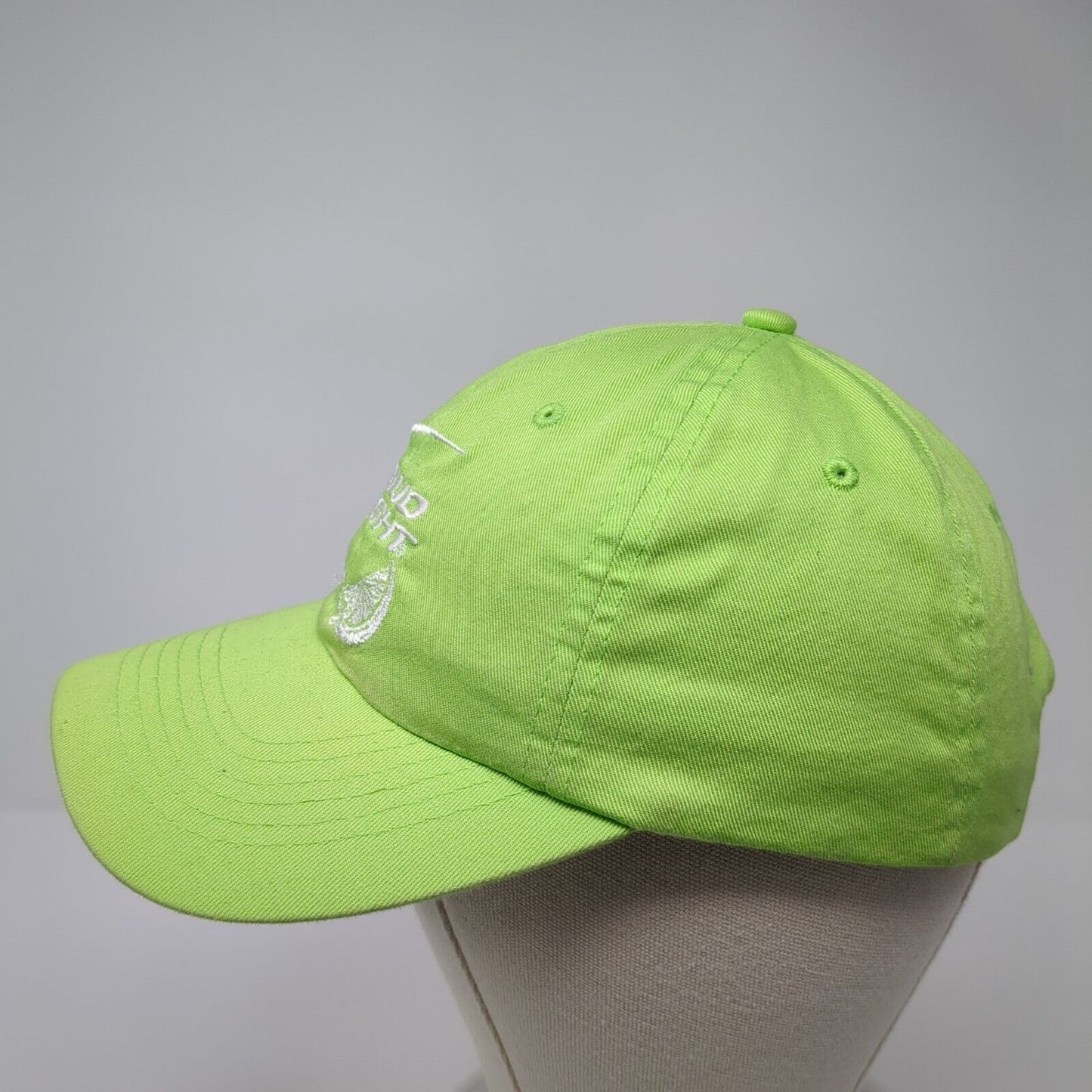 Bud Light Lime Strapback Hat Green One Size Adjustable Embroidered