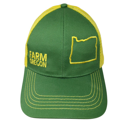 Farm Oregon Snapback Trucker Hat Multicolor OS Adjustable Mesh Back John Deere