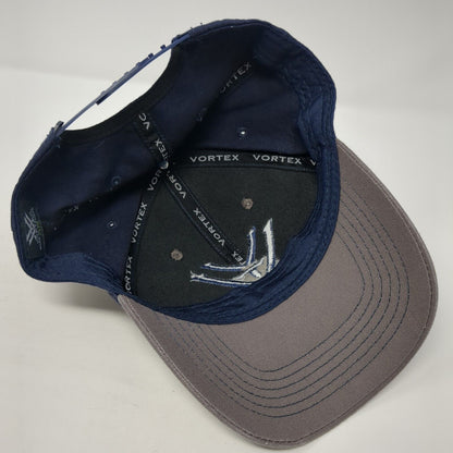 Vortex Snapback Hat Multi One Size Adjustable Embroidered Colorblock