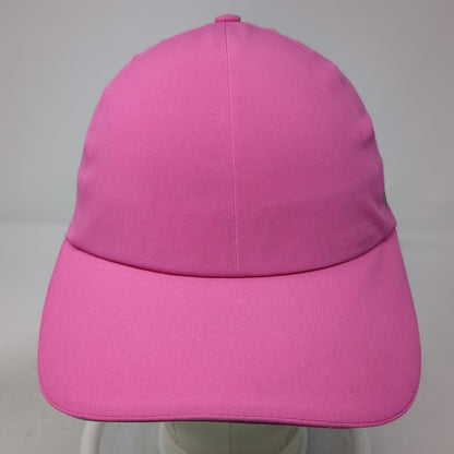 Lululemon Pink Baseball Cap One Size Reflective Trim Strapback Athletic Hat