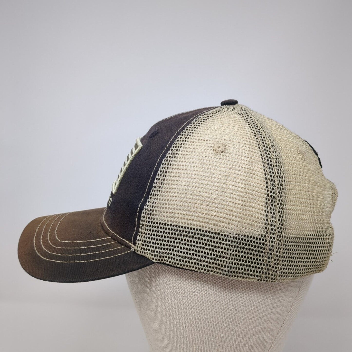 Browning Snapback Trucker Hat Multi One Size Mesh Back Colorblock