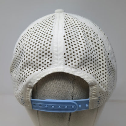Good Good Golf White Trucker Hat One Size Blue Rope Script Mesh Back Snapback