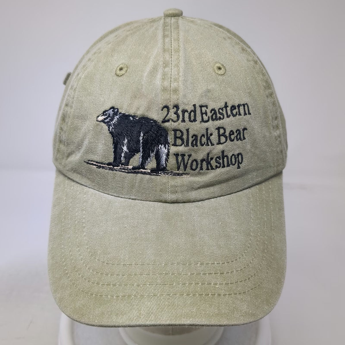 Port & Company Baseball Cap Green One Size PA Game Commission Bear Workshop Hat