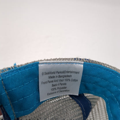 SeaWorld Authentic 1964 Snapback Trucker Hat Multicolor OS Adjustable Mesh Back