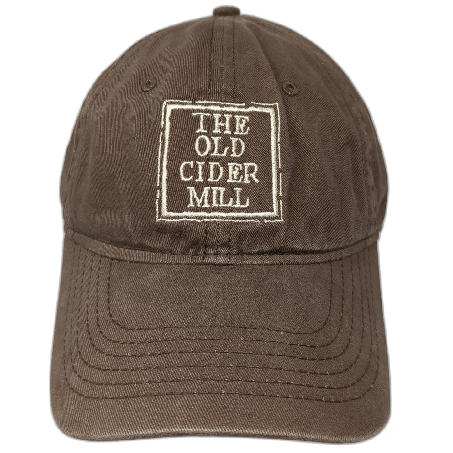 Sportsman Baseball Cap Brown One Size The Old Cider Mill Glastonbury CT Hat