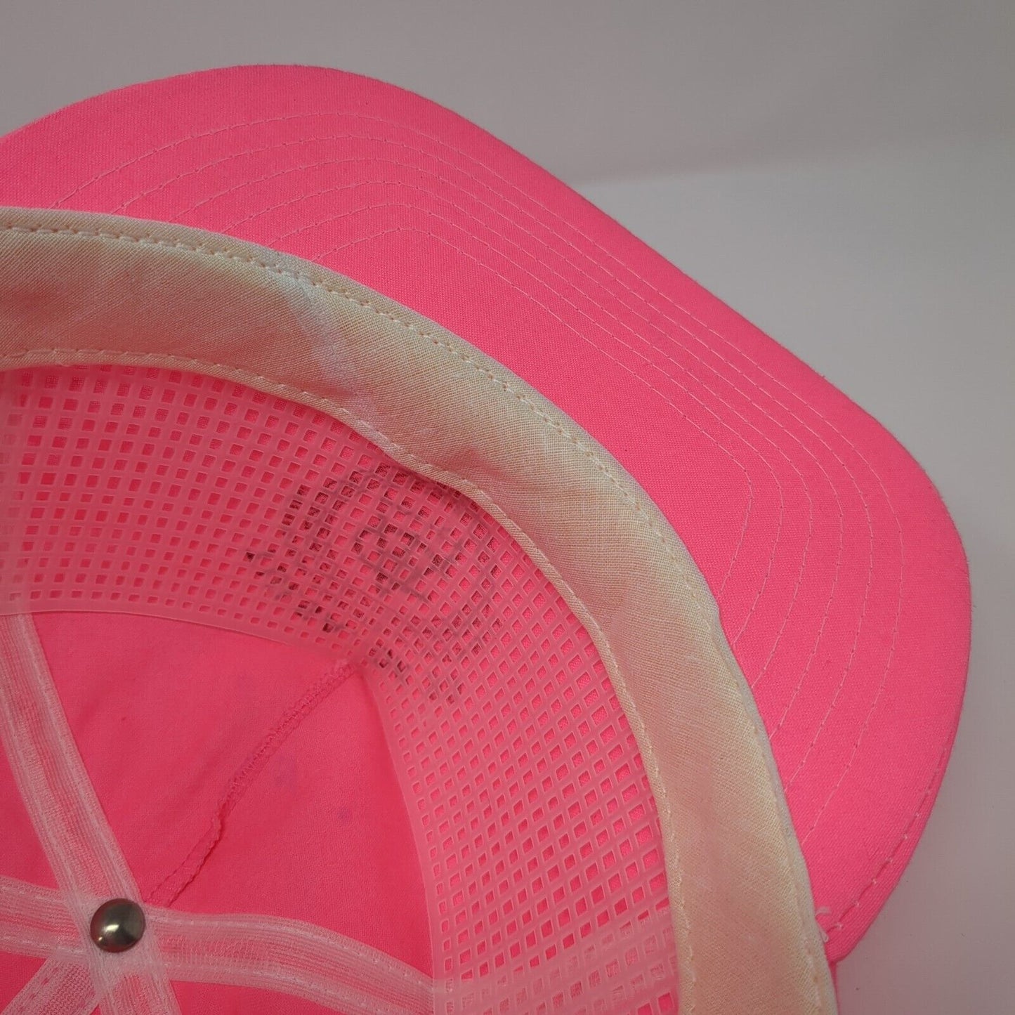 Tulsa OK '90 Police Snapback Hat Pink M/L Unysis Computer Systems