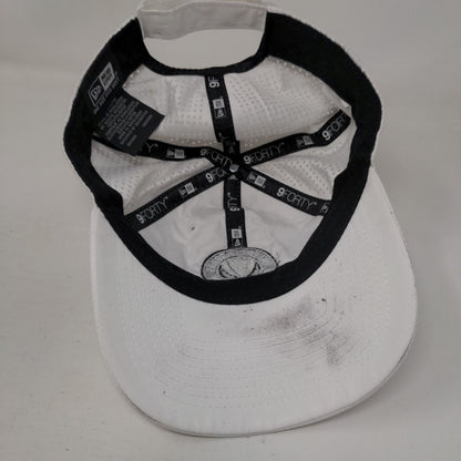 Valencia Trails Racquet Club Strapback Hat White OSFM Laser Cut New Era