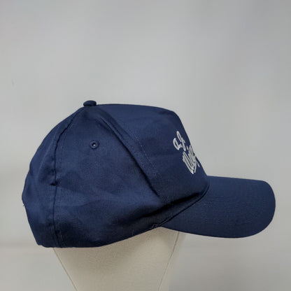 A.J. Weigand Inc. Snapback Hat Blue OSFM Embroidered Adjustable Otto