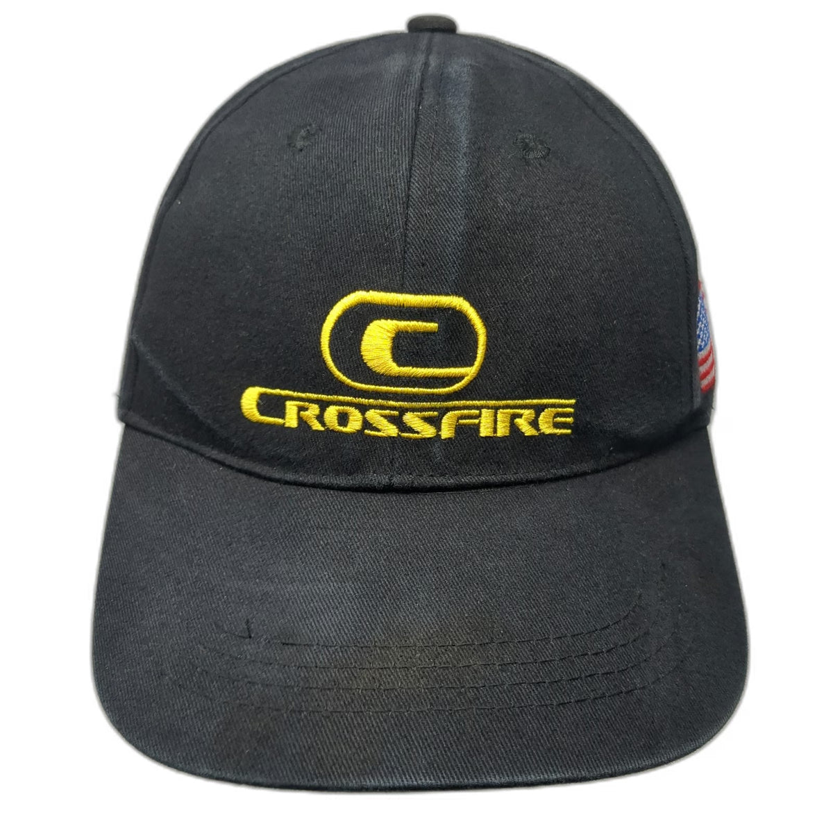 Baseball Cap Black One Size Crossfire Shooting Gear American Flag Logo Hat