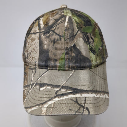 Outdoor Cap Strapback Hat Camo OSFM Adjustable Blank Realtree Hunting