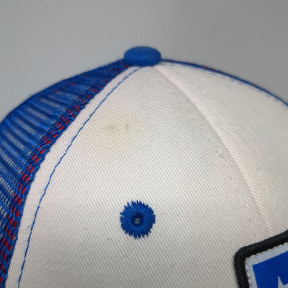 Tyler's Trucker Hat Blue One Size Texas State Patch Mesh Back Snapback White Red