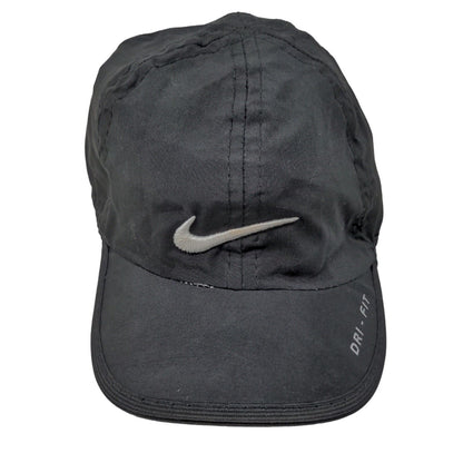 Nike Dri Fit Boy's Strapback Hat Black Adjustable Embroidered Swoosh Logo