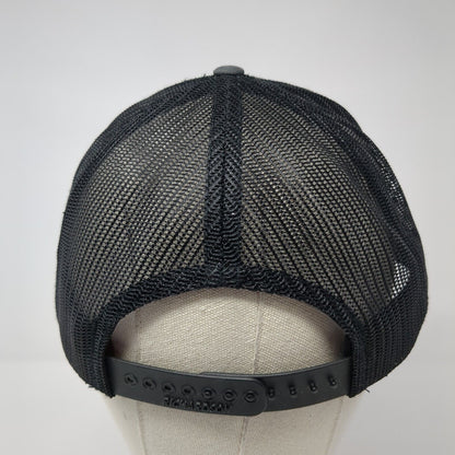 Grizzly Bear Snapback Mesh Back Trucker Hat Gray One Size Richardson