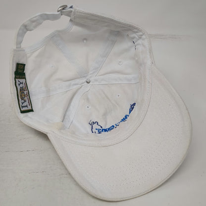 Ivory Baseball Cap White One Size Albertsons Boise Open 25th Anniversary Hat