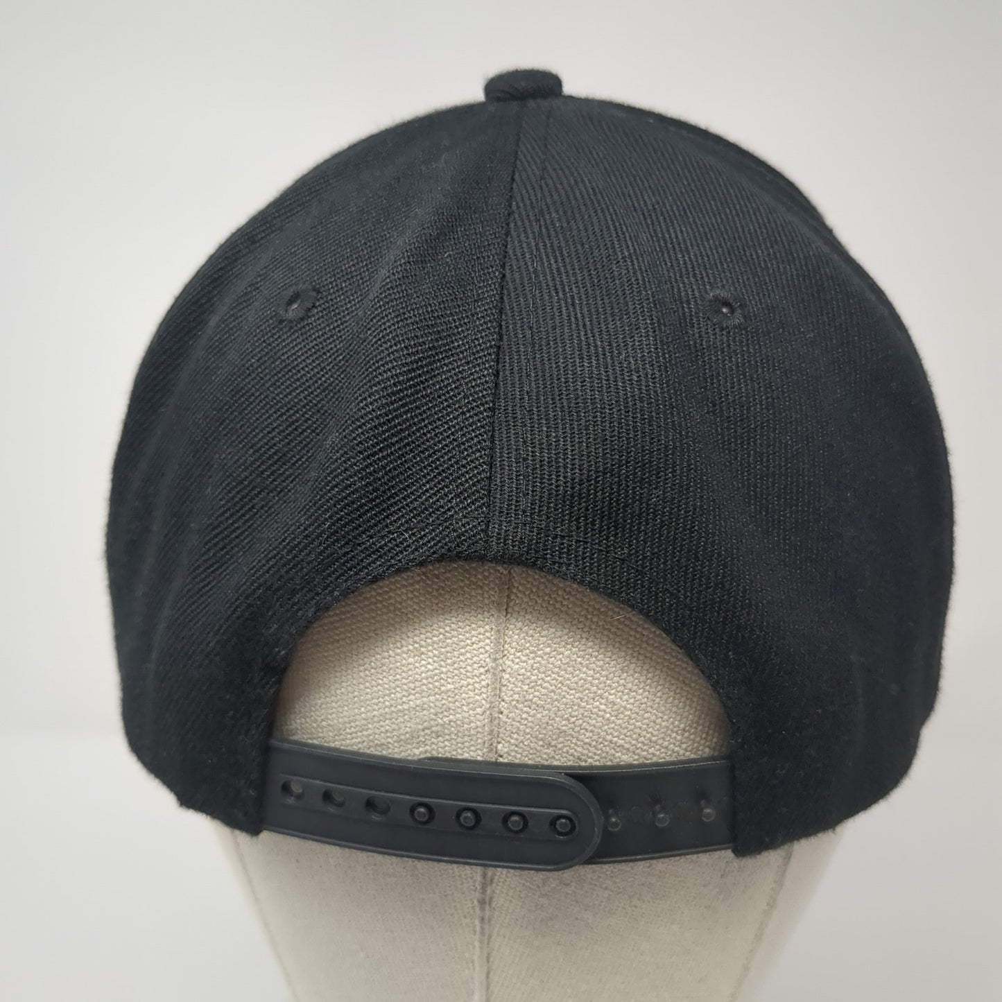 Saltys Tattoo Snapback Hat Black One Size Solid Adjustable 6 Panel