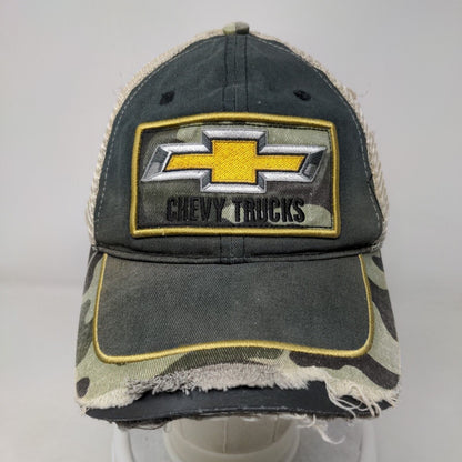 Chevy Trucks Snapback Mesh Back Trucker Hat Multi OSFM Camouflage