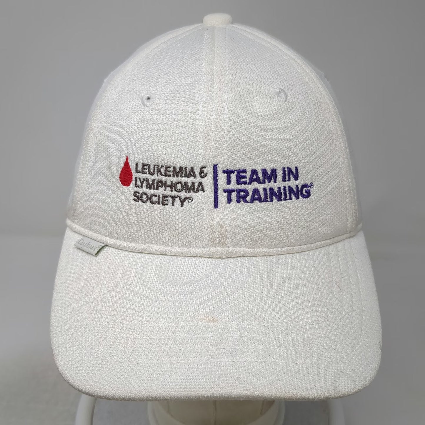 Lupo Baseball Cap White One Size Team in Training Leukemia Lymphoma Society Hat